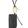 ISABEL MARANT Portes-cartes Nysben Cuir Brillant Noir Achat 8