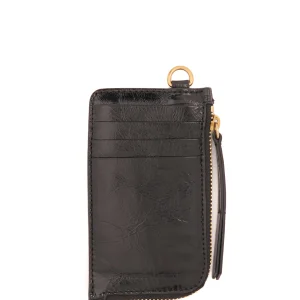 ISABEL MARANT Portes-cartes Nysben Cuir Brillant Noir Achat 7