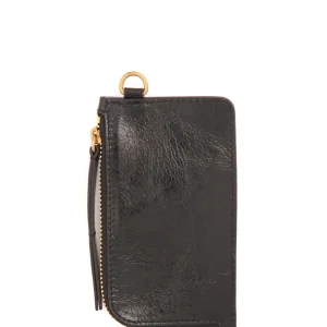 ISABEL MARANT Portes-cartes Nysben Cuir Brillant Noir Achat 9