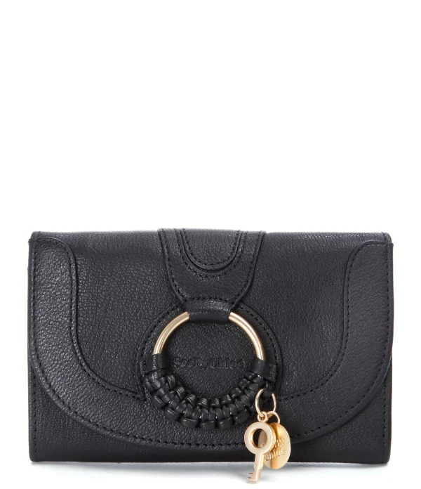 achat SEE BY CHLOE Portefeuille Hana Compact Cuir Noir 1