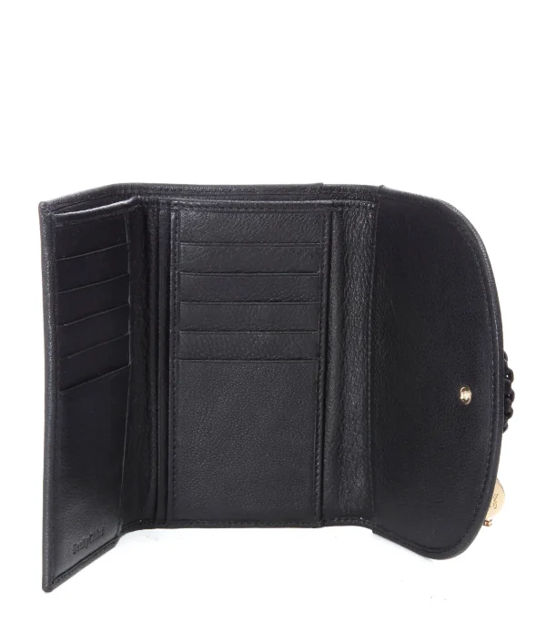 achat SEE BY CHLOE Portefeuille Hana Compact Cuir Noir 4