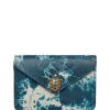 a Prix Discount CLARIS VIROT Porte-cartes Alex Cuir Tie & Dye Bleu 16