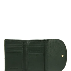 SEE BY CHLOE Portefeuille Hana Compact Cuir Deep Green marque pas cher 10