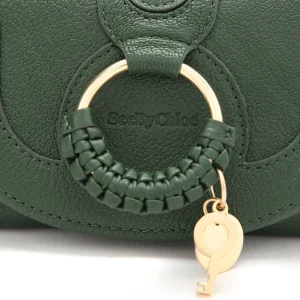 SEE BY CHLOE Portefeuille Hana Compact Cuir Deep Green marque pas cher 12